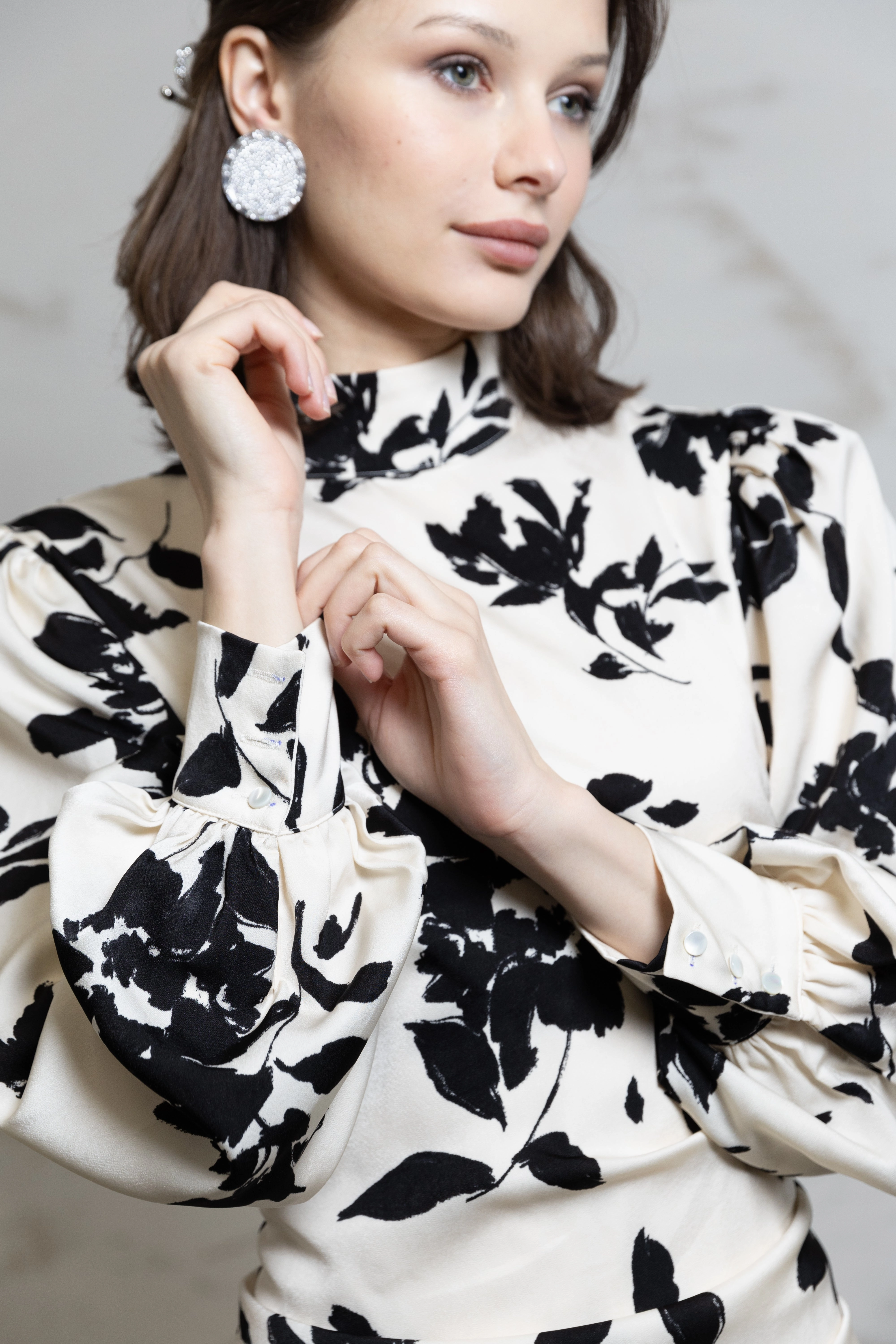 City Layers Noir Fleur Maxi