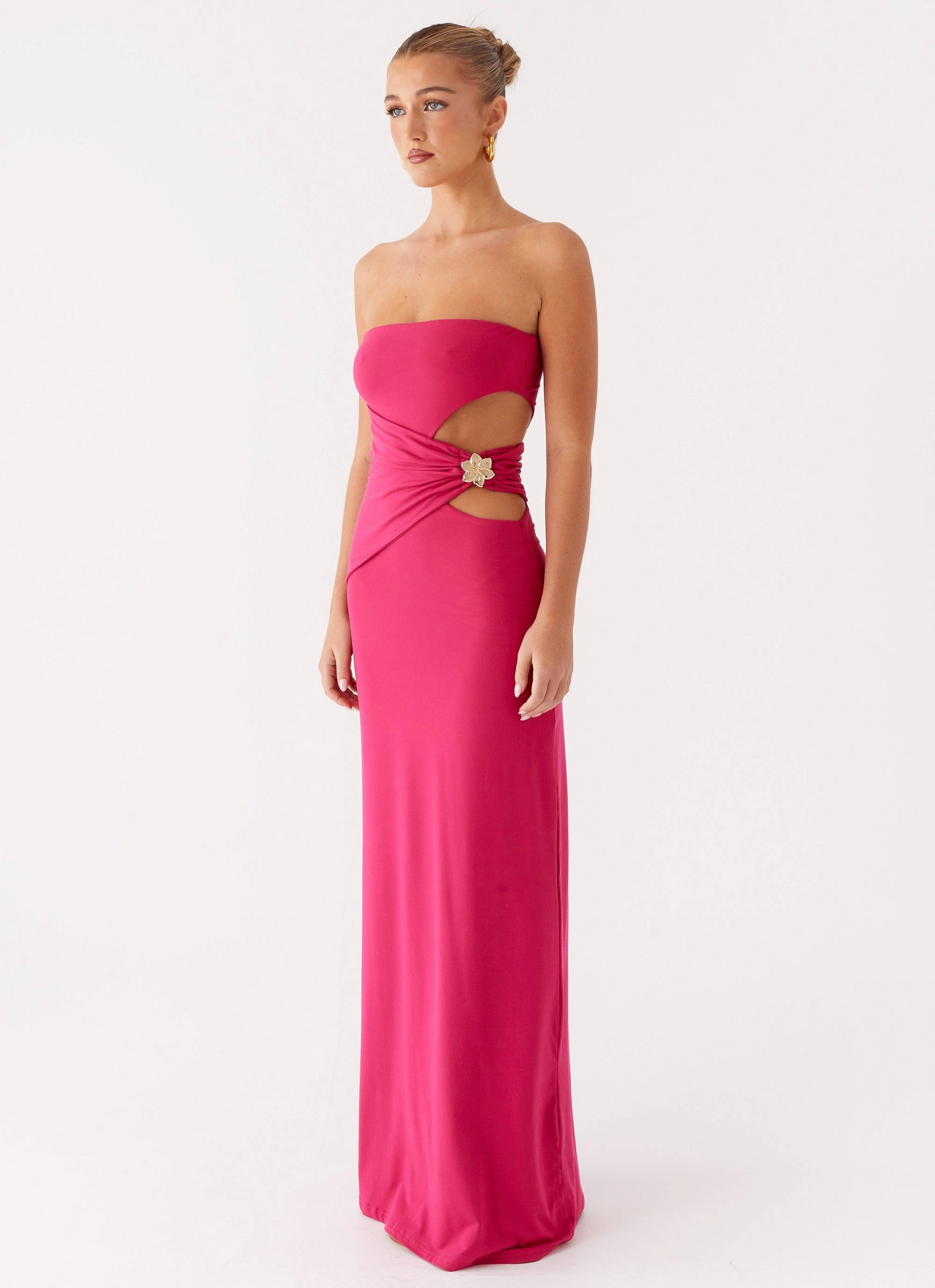 Repair-Friendly Summer Wardrobe Anetta Maxi Dress - Fuchsia
