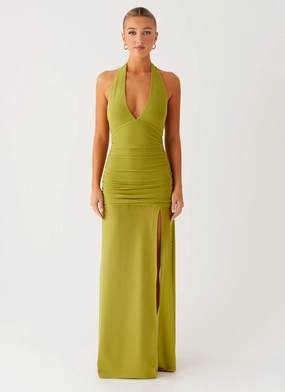 Relaxed fit wear Island Muse Dress - Lime