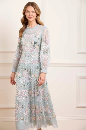 Rosalie Ankle Gown Trendy Layering Dreamy Look