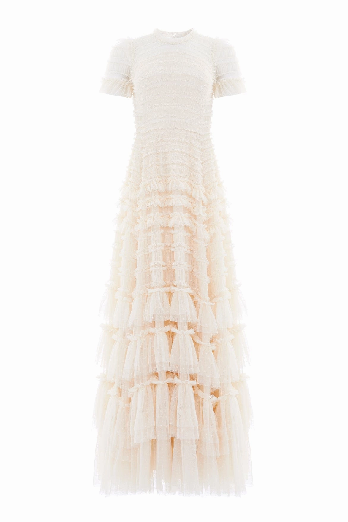 Valentine Ruffle Gown Soft and Light Insulating-Lining