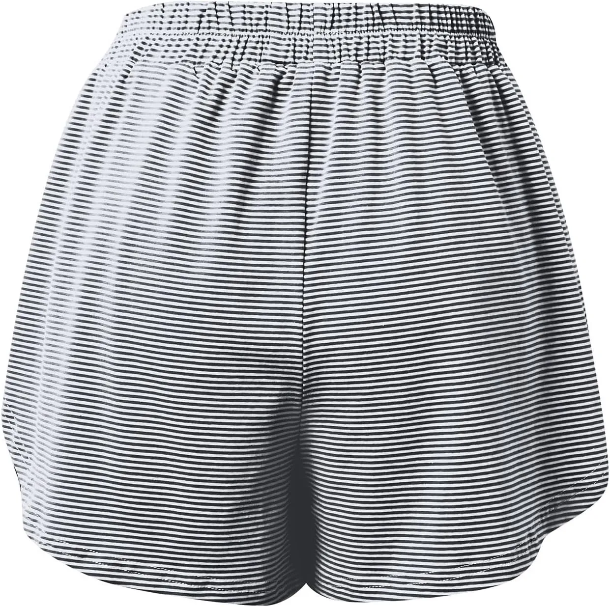 Summer 2 Piece Pajamas Sets for Women Short Sleeve Striped T Shirt Comfort Sleepwear Pjs Lounge Split Short Sets