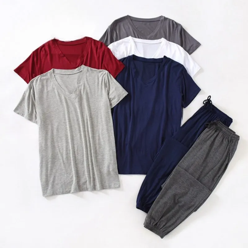 Summer Men's Short Sleeve Dress