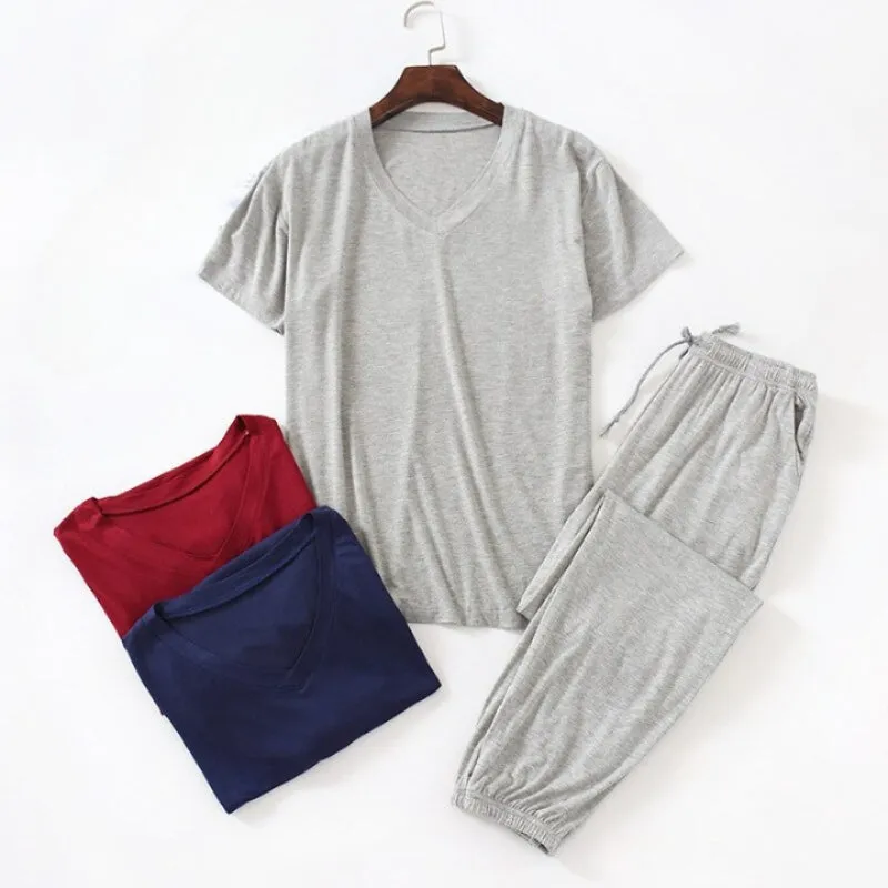 Summer Men's Short Sleeve Dress