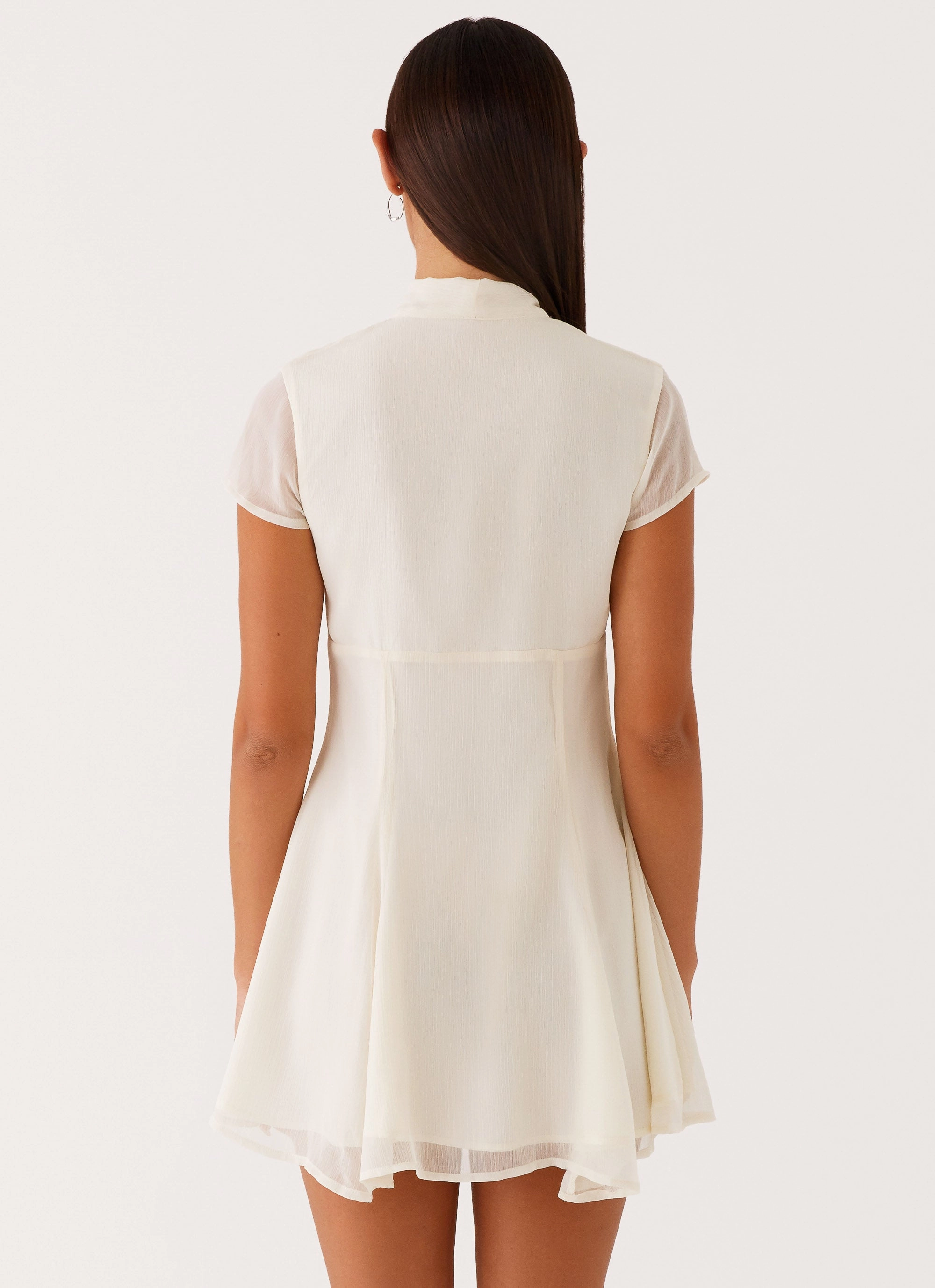 Smooth Feel Karling Mini Dress - Ivory
