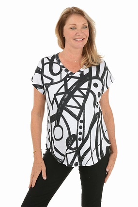 Cay V-Neck Short Sleeve Tee Professional Cut