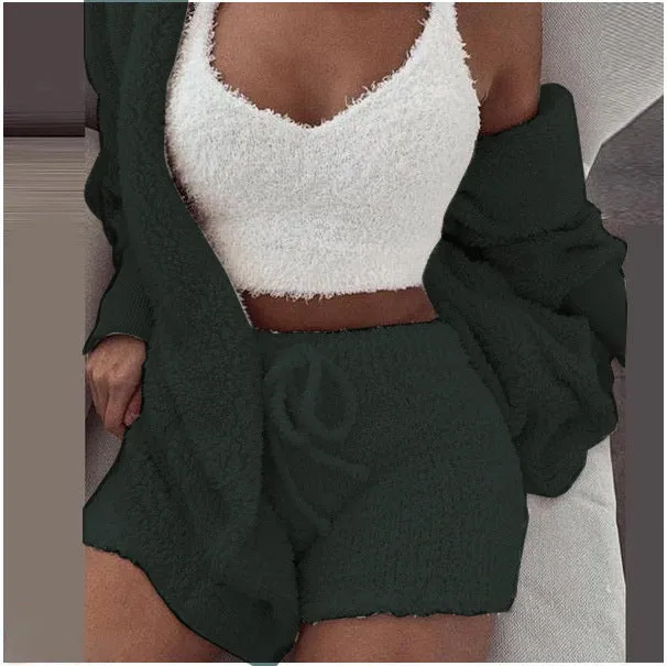 Supper Cute Knit Fuzzy Sleepwear