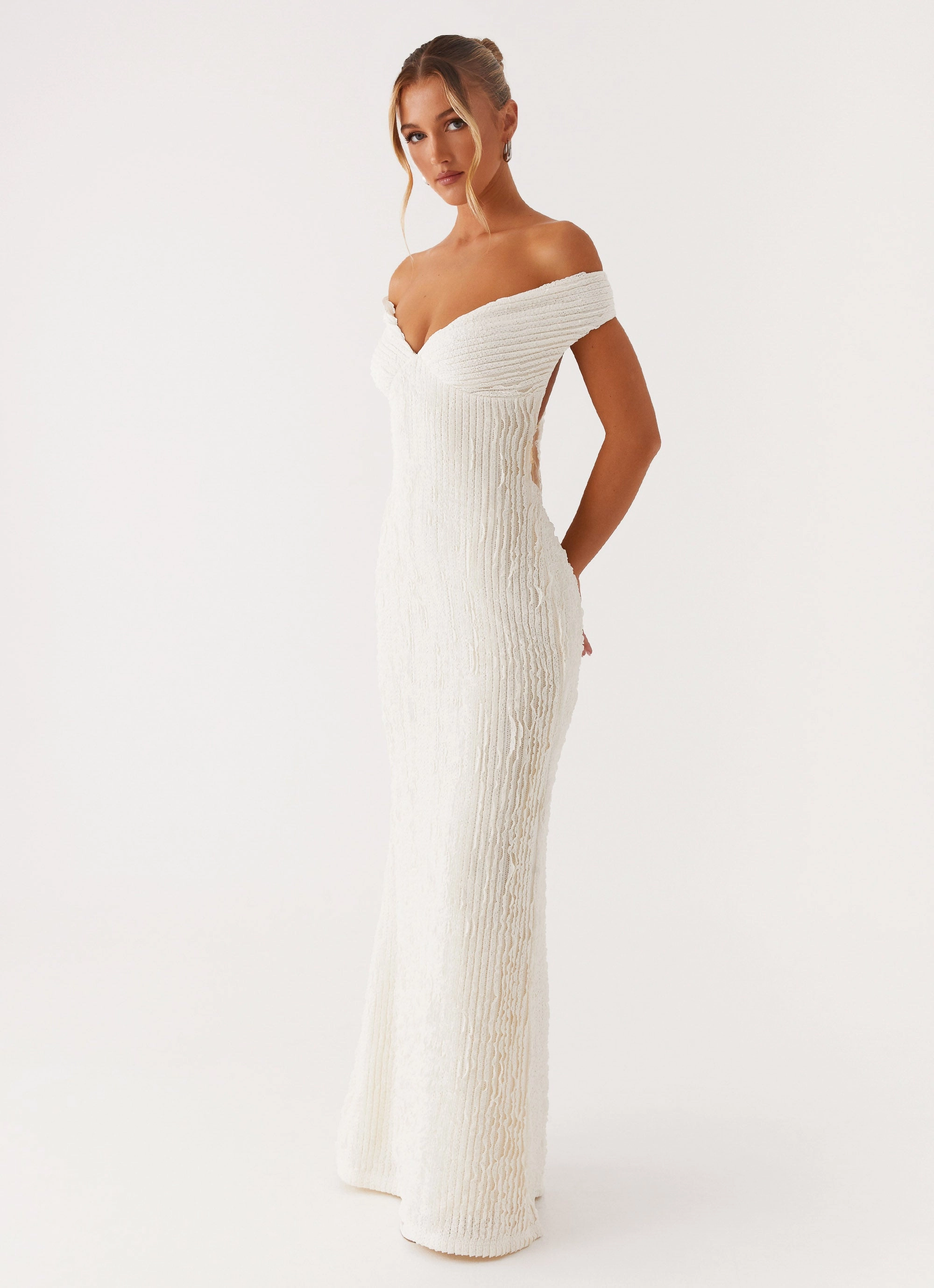 All-season garment Chantelle Maxi Dress - Ivory