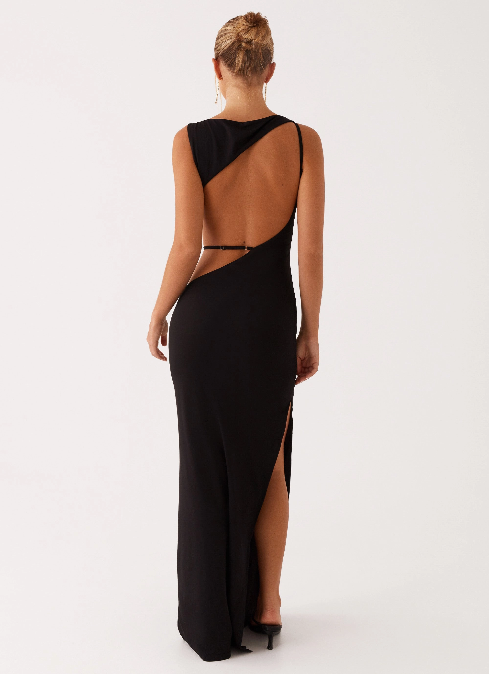 Sutton Maxi Dress - Black Relaxed Layer Minimal Core