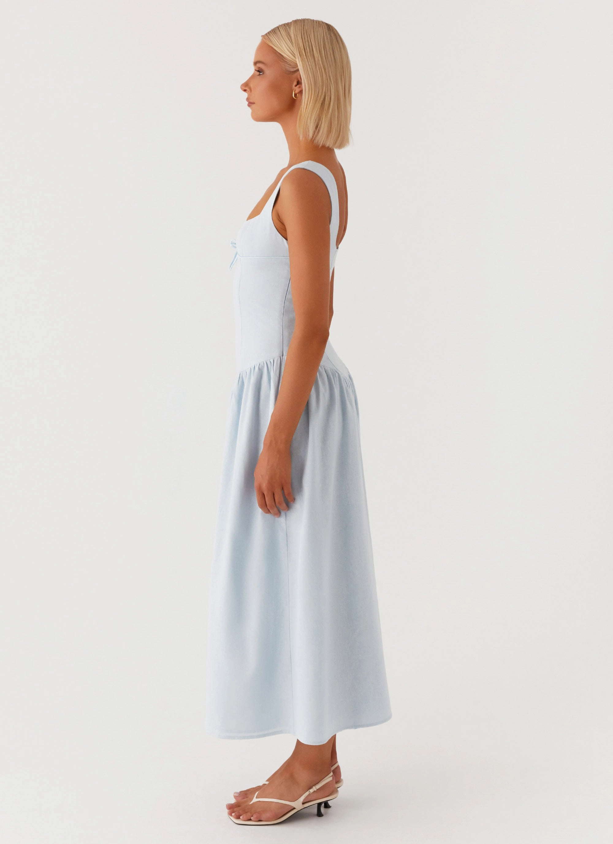 Suzie Midi Dress - Blue Light and Breezy