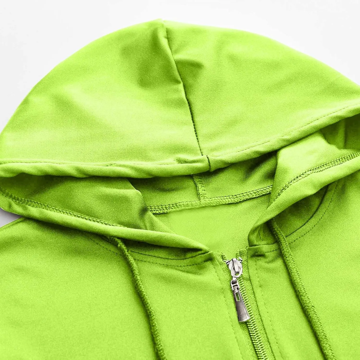 Sweat Sets for Women 2 Piece Lightweight Solid Sweatsuits with Pockets Soft Long Sleeve Jacket Hood with Baggy Sweatpants