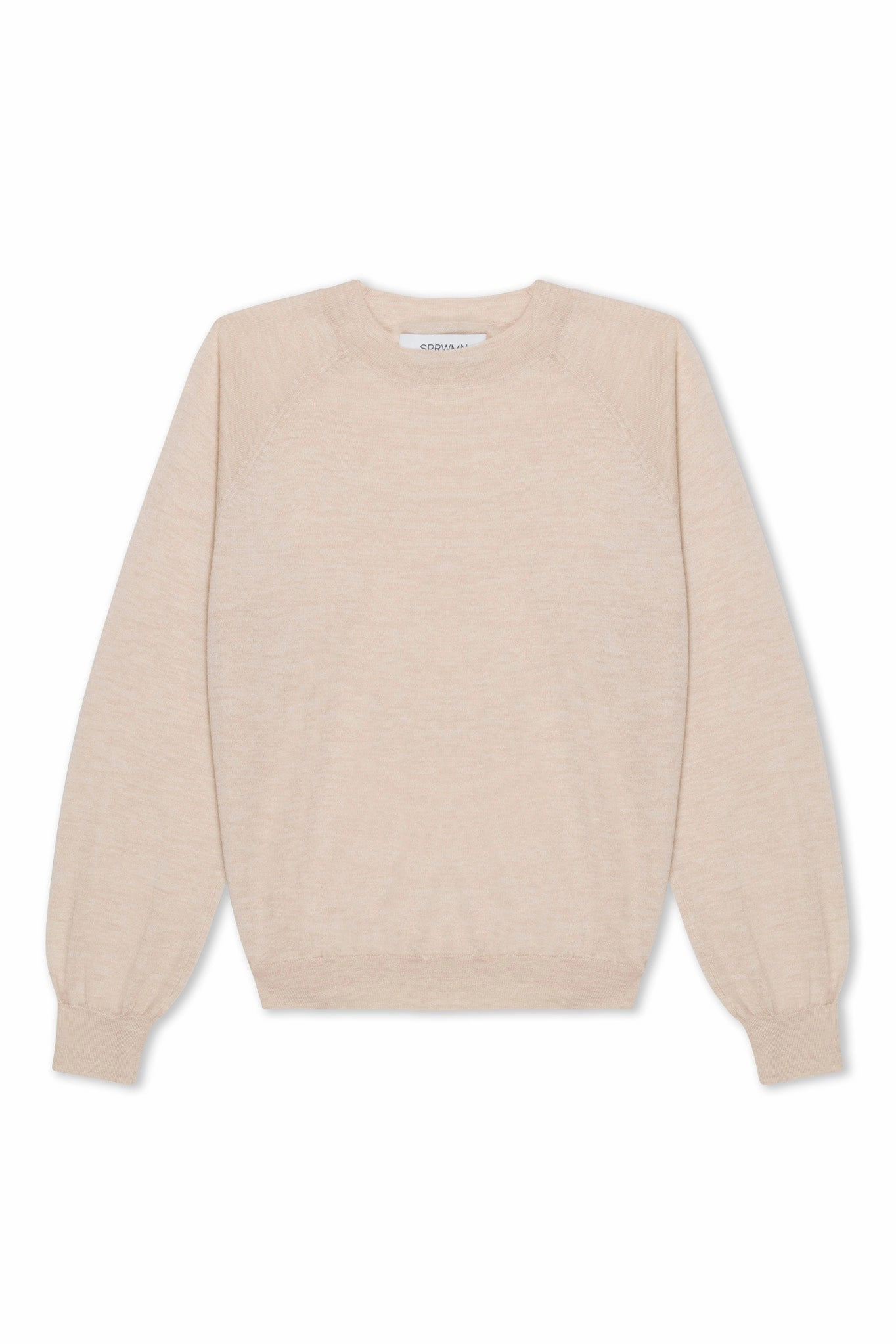 Latte Cashmere Raglan Sweater LayeredPanel