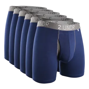 Swing Shift Boxer Brief - Basic Navy 6 Pack