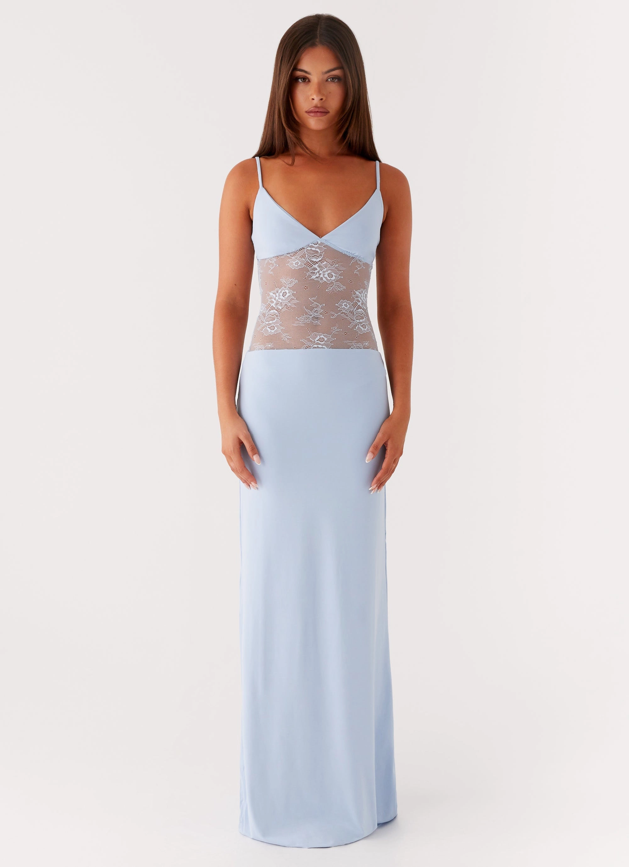 Envy Maxi Dress - Blue Stream Cut Subtle Finish