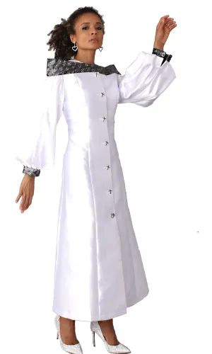 Tally Taylor Church Robe 4803-White