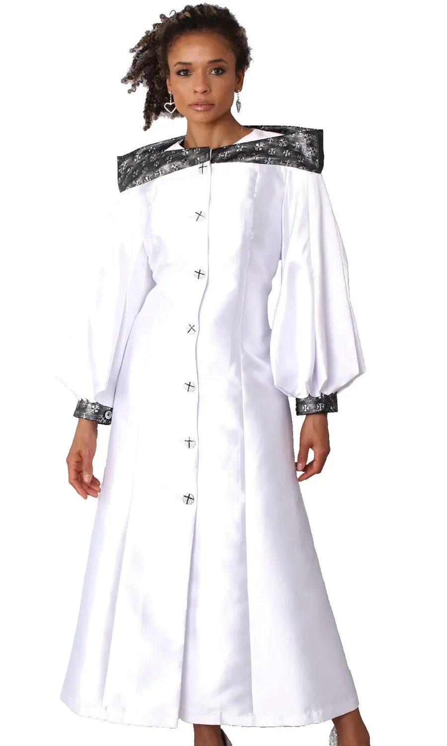 Tally Taylor Church Robe 4803-White