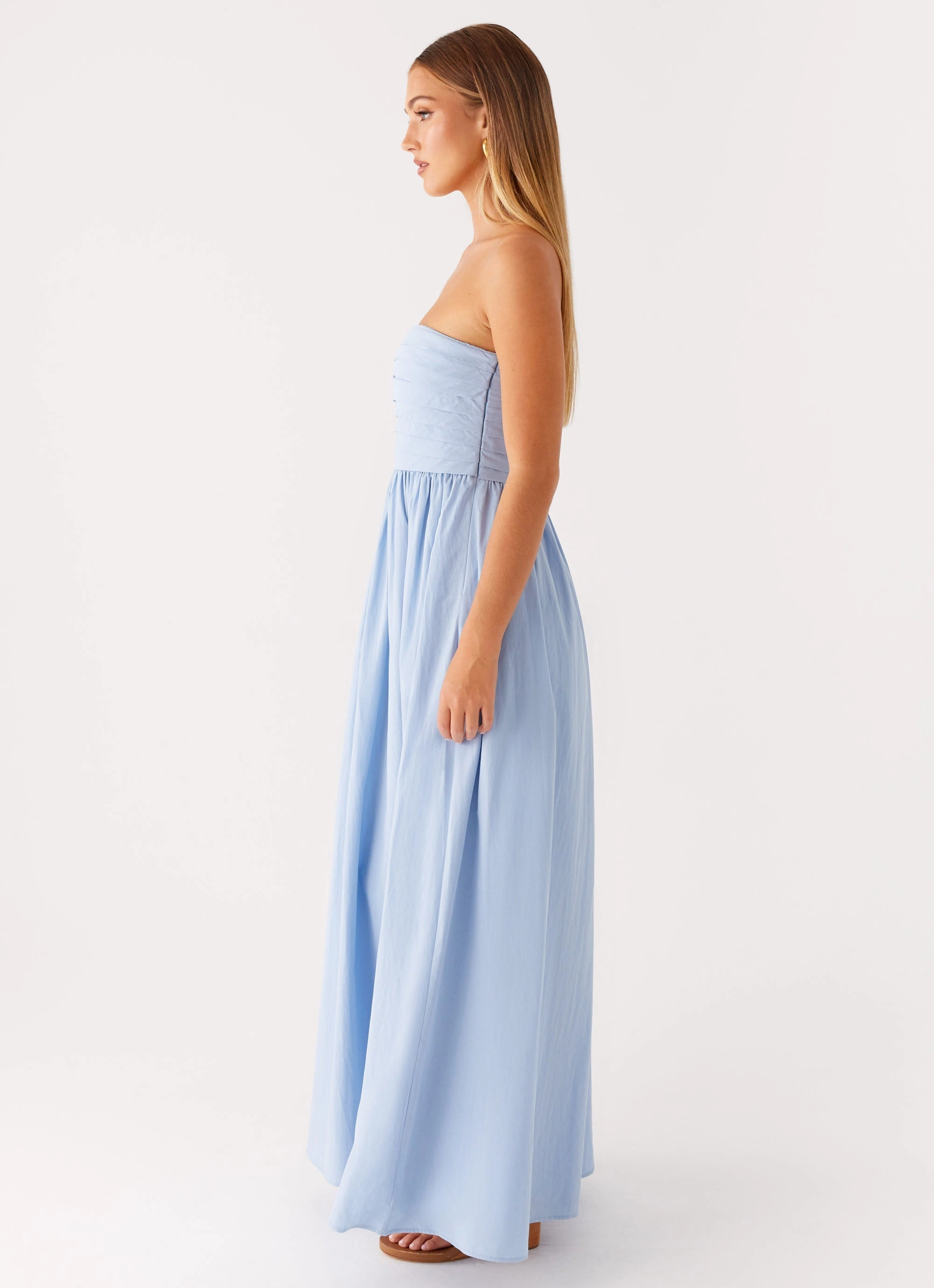 Night wear Sleek Fit Tamia Maxi Dress - Blue