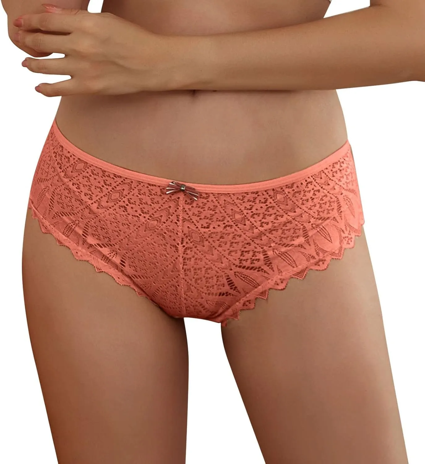 TANGNADE Women Panties Lace Sexy Naughty Panty Seamless Criss-Cross Lingerie High Rise Thongs Plus Size Underwear