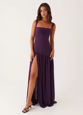 Alberta Maxi Dress - Mulberry All weather