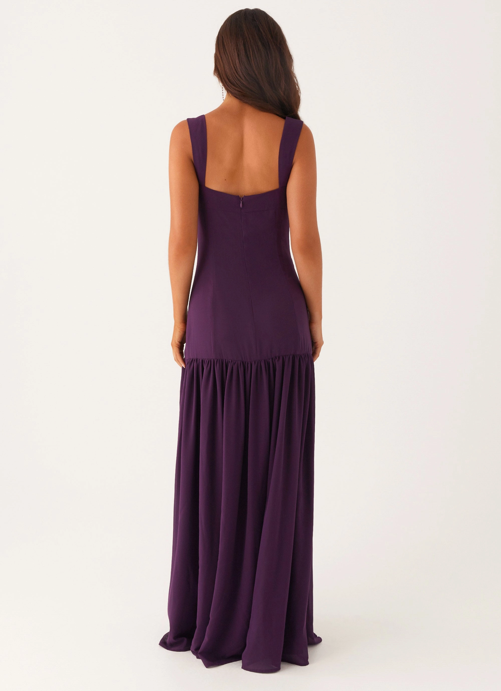 Alberta Maxi Dress - Mulberry Casual Style Wear Trend Detail