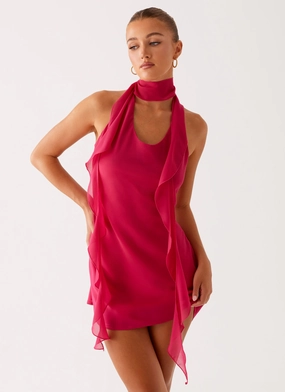 Tanner Mini Dress - Fuchsia Classic Touch Smooth Tone