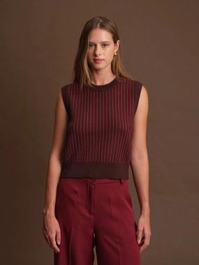 Noise Reducing Fabric Treatment Everyday Look BRUCE KNIT VEST