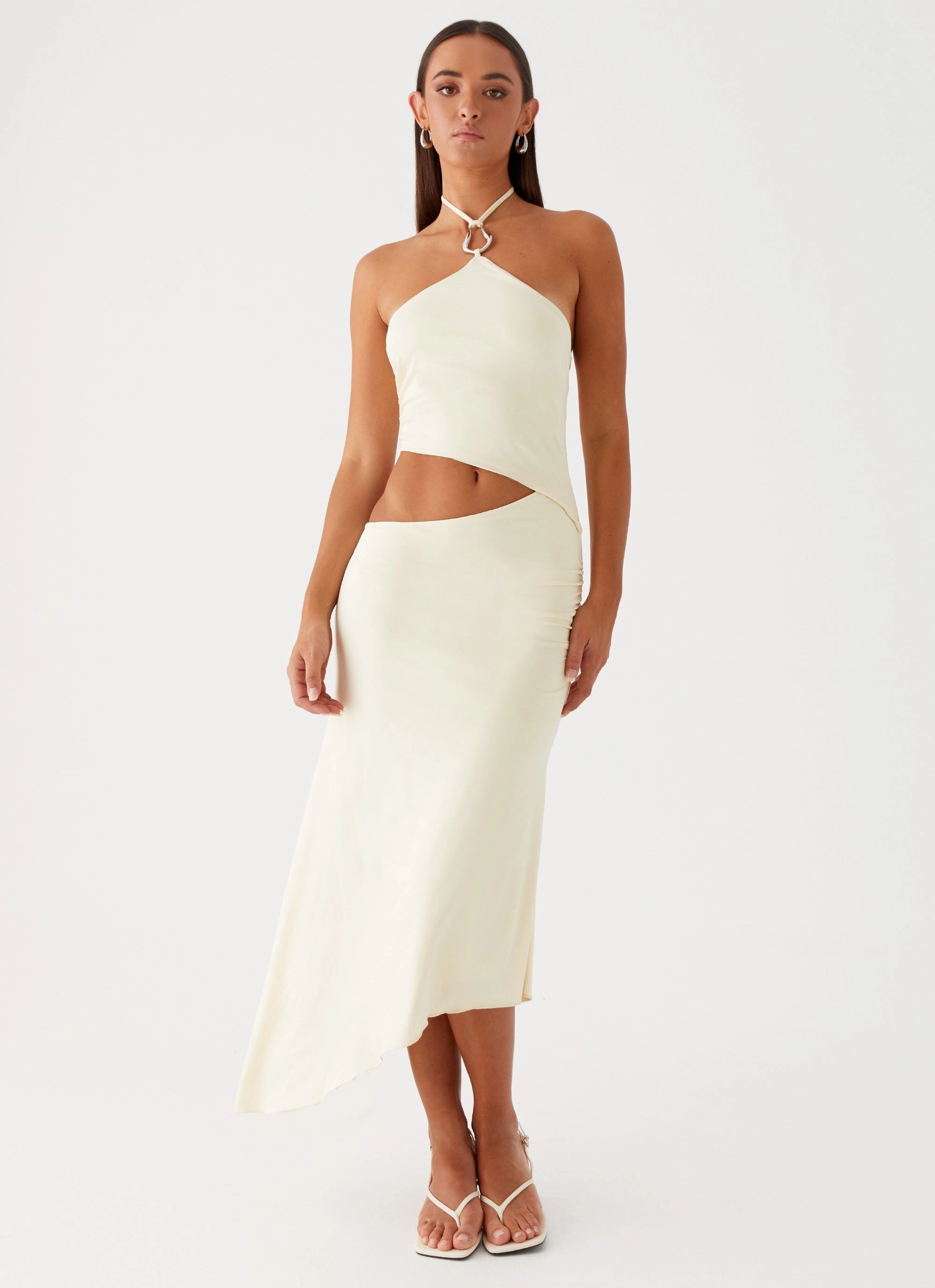 UVProtectiveLayer Clean Comfort Tasha Maxi Dress - Lemon