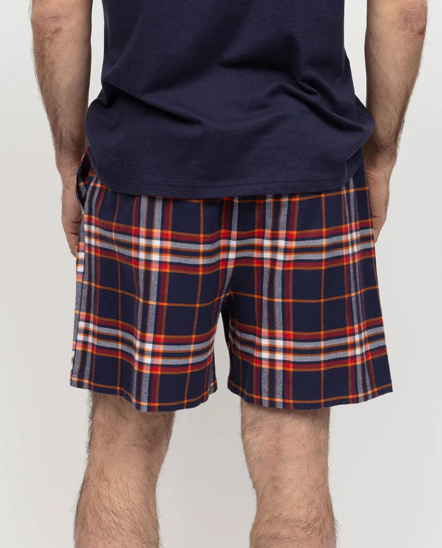 Taylor Mens Lightly Brushed Check Shorts
