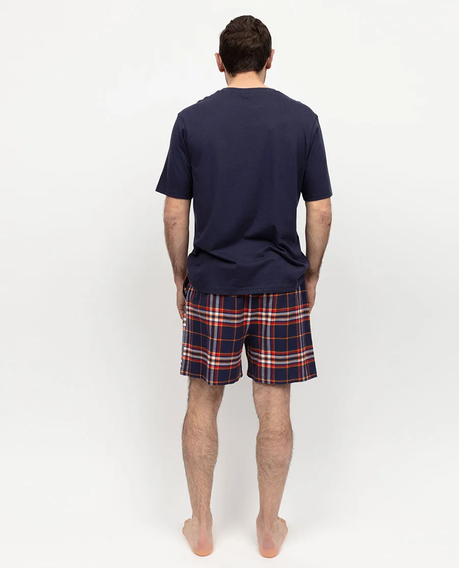 Taylor Mens Lightly Brushed Check Shorts