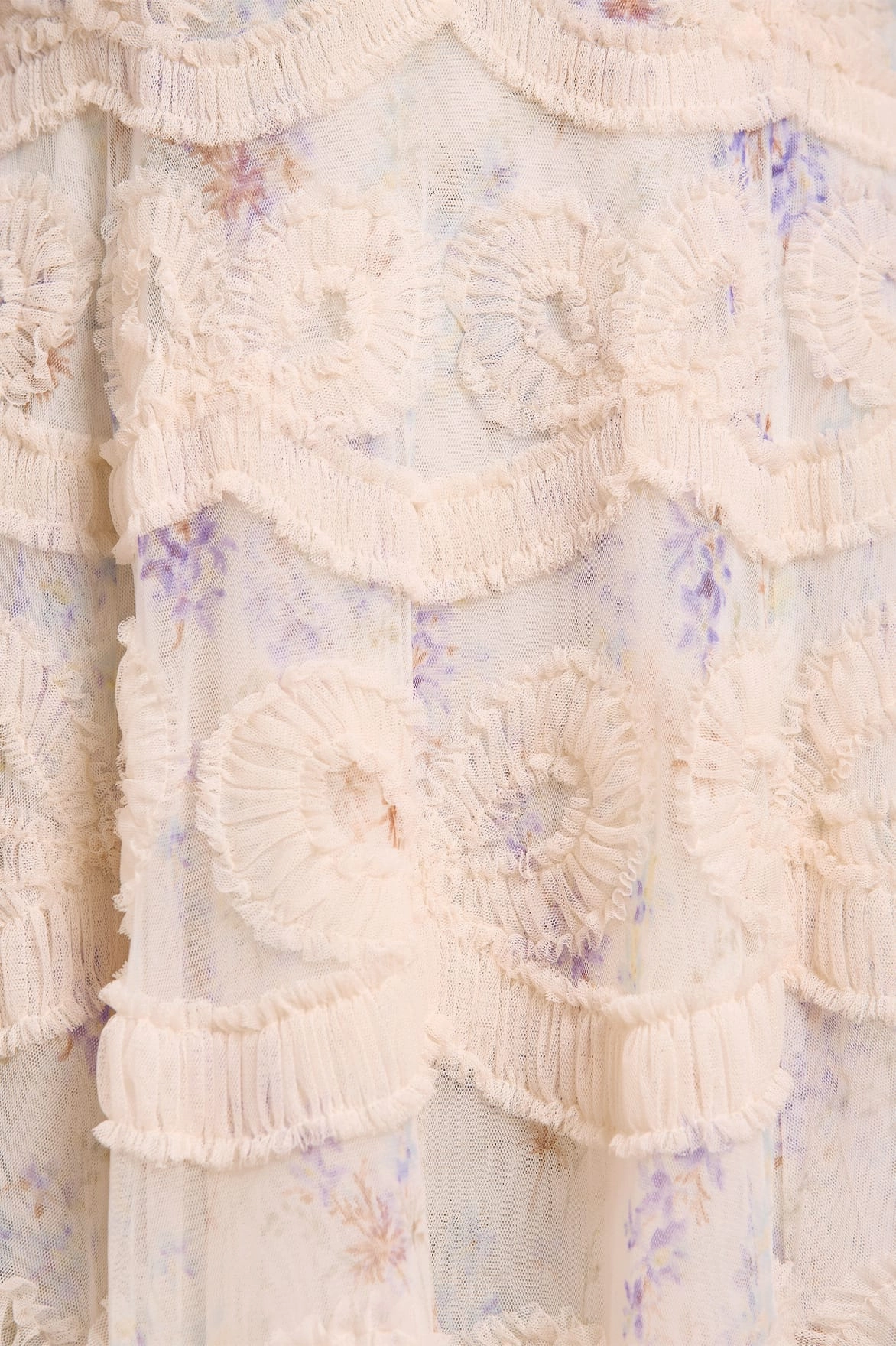 Ophelia Ditsy Ingrid Gown Elegant Detail Trend Texture