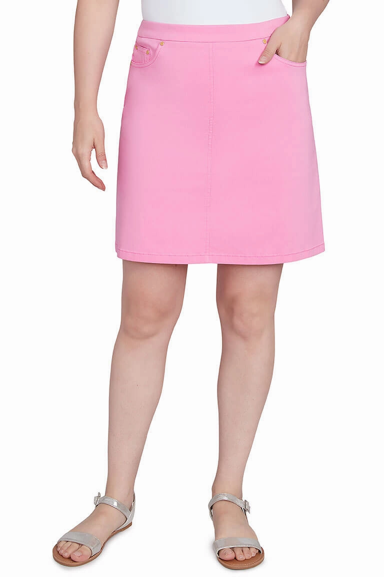 I Pink I Can Solid Skort Daily Wear