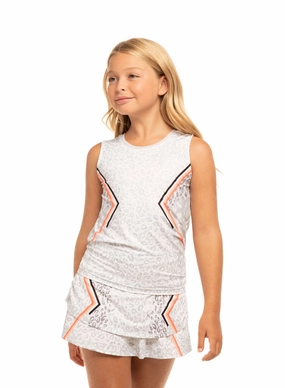Animal Instinct Tie Back Tank Stay Cool Technology Airflow Mesh Panel