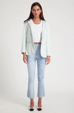 Bruni Denim Blazer FourWayStretchFabric Sleeveless Top