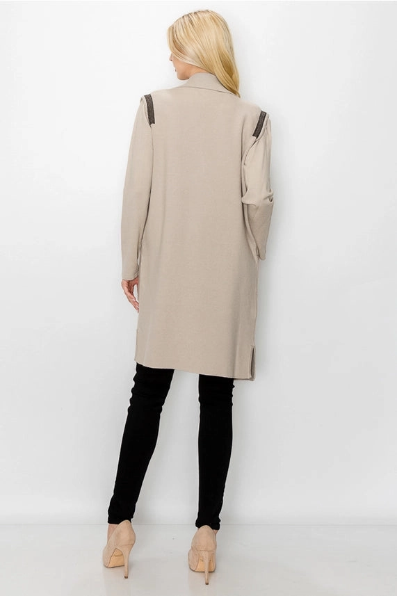 NoTagLabel Shirie Knitted Sweater Vest in Khaki