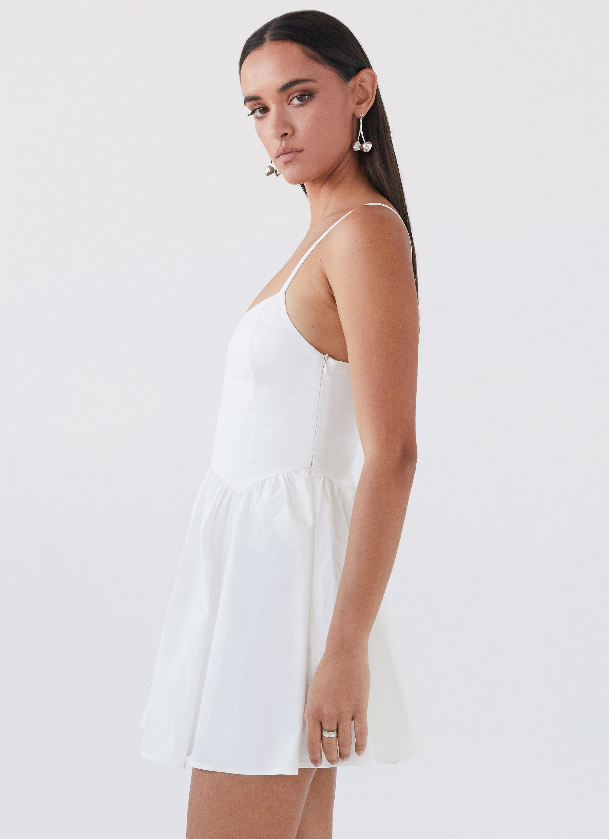 Tesoro Mio Mini Dress - White All Day Ready Versatile Wearable