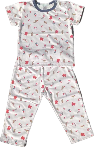 Texas 2-Piece Short-Sleeve Pajamas - Select Size