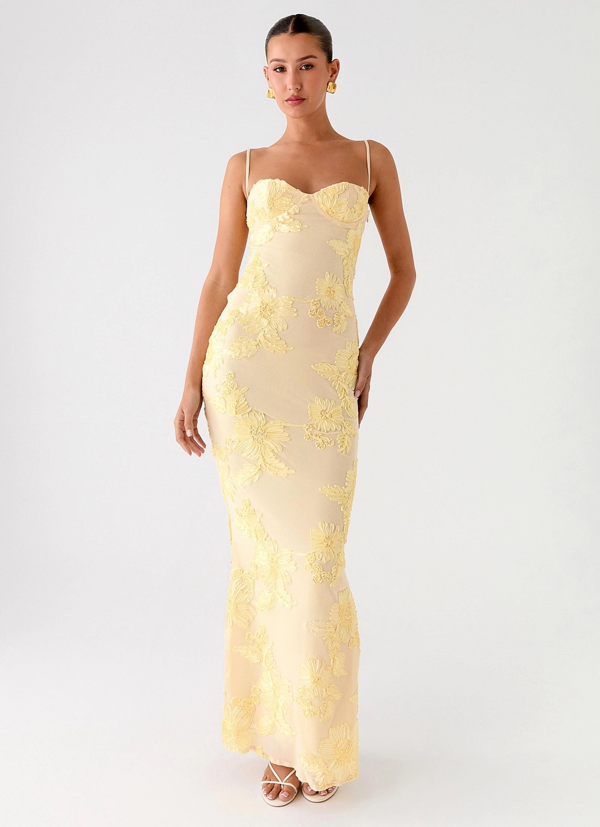 Stylish Appearance Travel Vibe That Girl Maxi Dress - Lemon