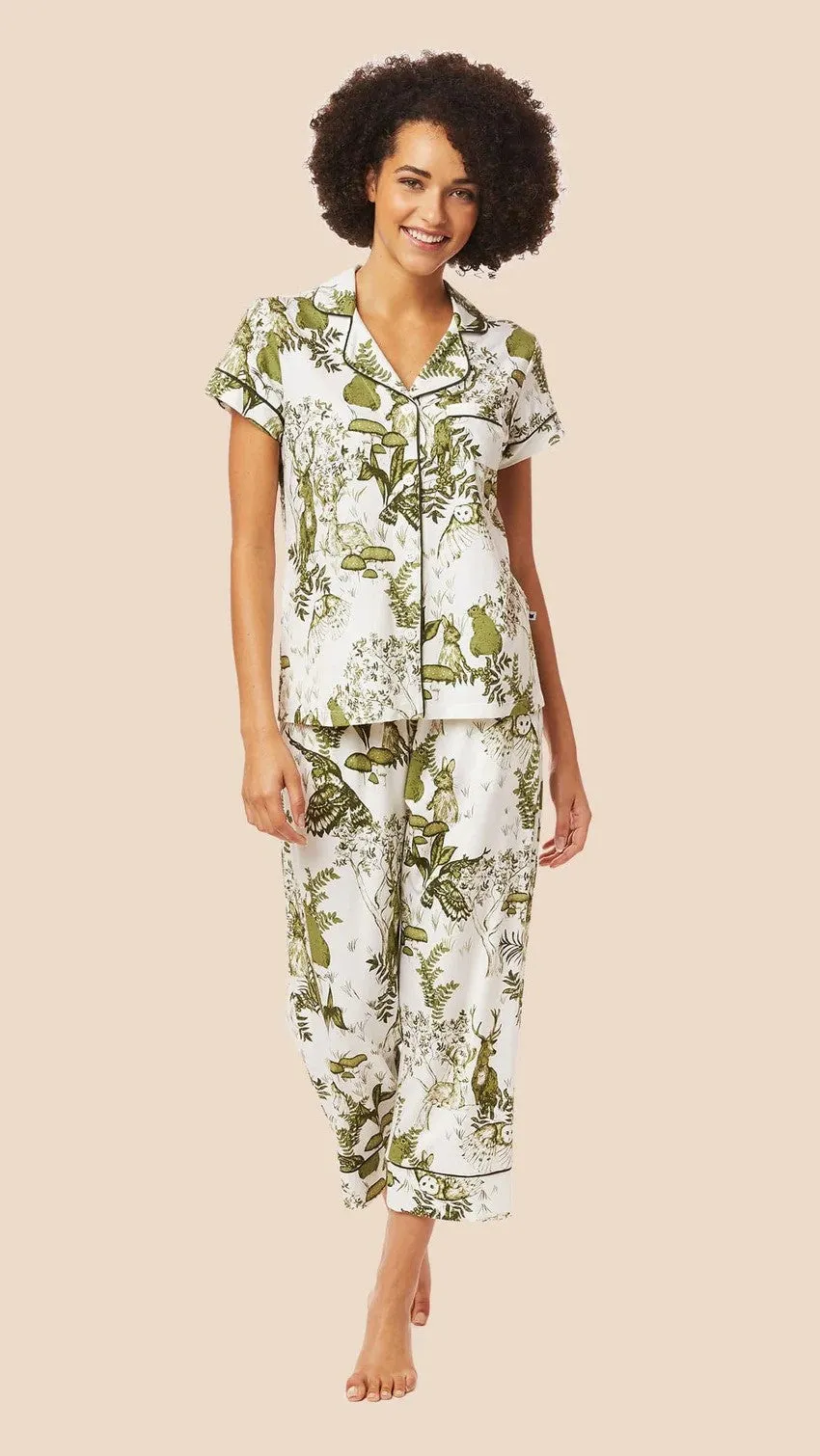 The Cat's Pajamas Woodside Pima Knit Capri
