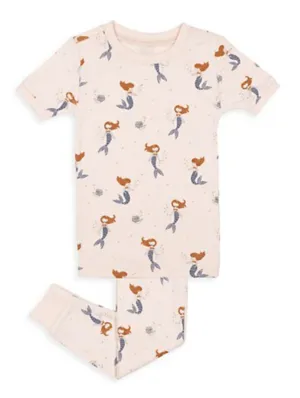 The Mermaid Pajama Top & Bottom Set - KIDS