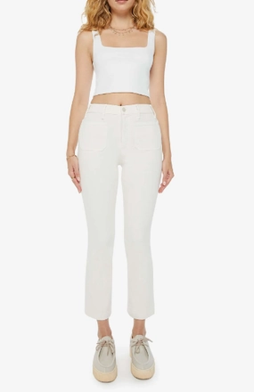 The Hustler Patch Pocket Flood in Cream Puffs Wear Anytime