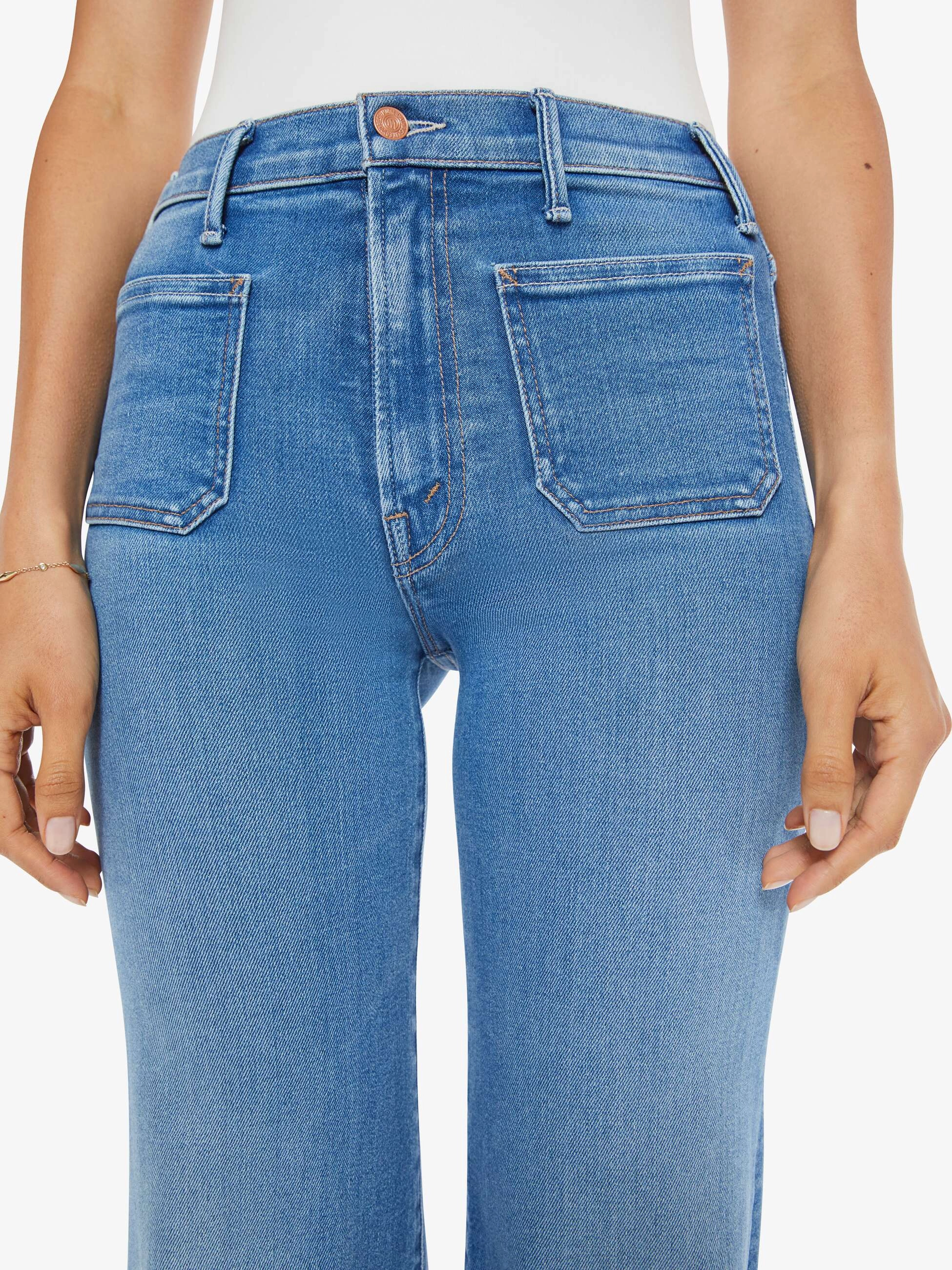 Flattering Waist The Hustler Roller Patch Pocket Sneak in Piece By Piece