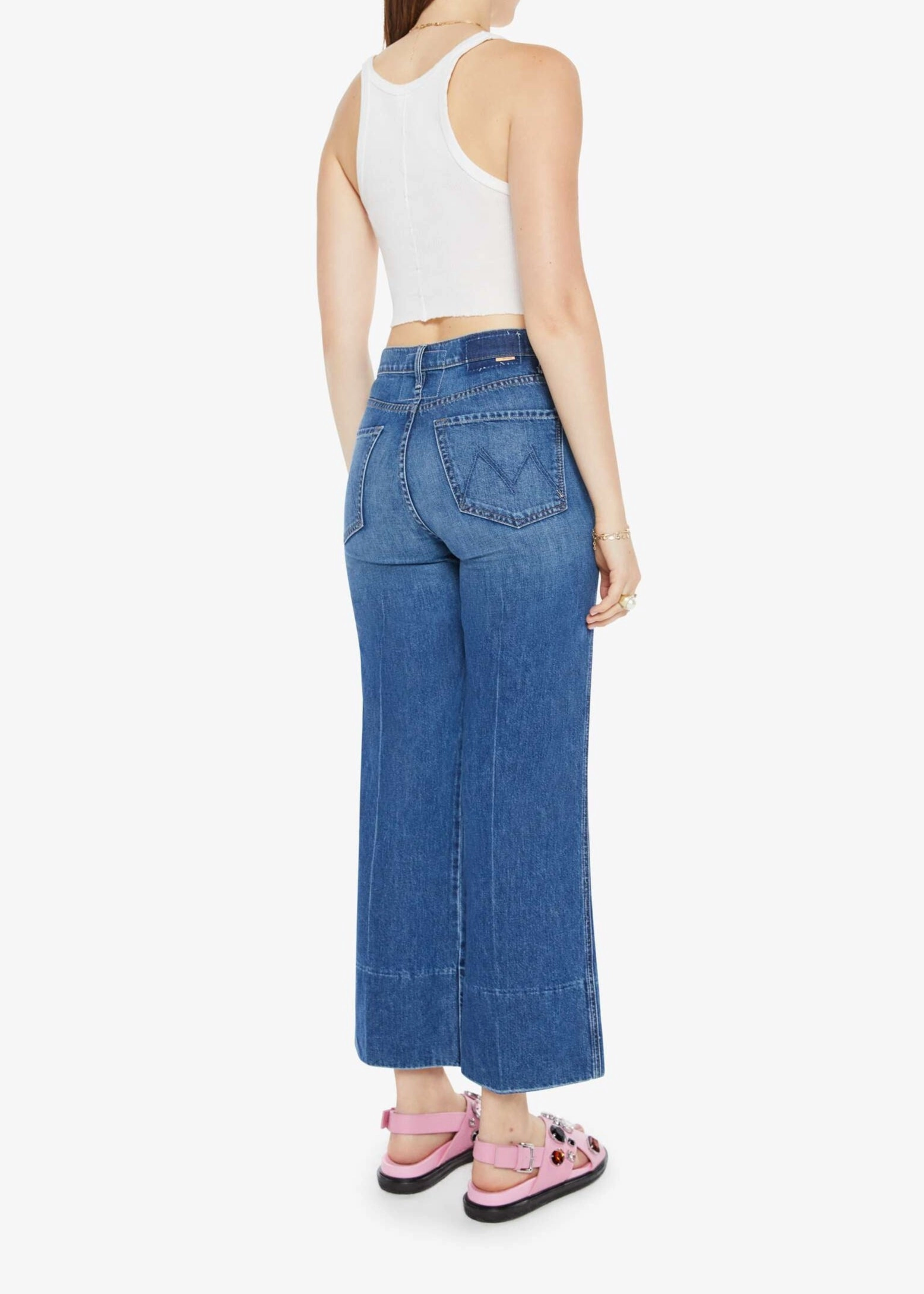 Zero Waste Pattern Design Tailored Cut The Maven Wide Hem Ankle in Rags to Riches
