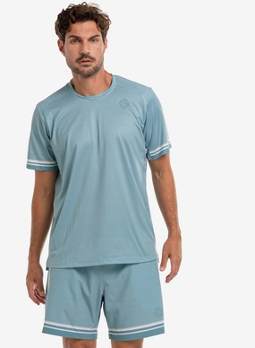 The Pickler Vented Short Sleeve Compression Fit Engineering Yarn Dyed Fabric