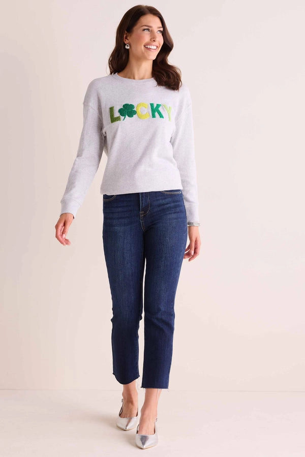 LUCKY SWEATSHIRT Non Restrictive Armhole Cut NonFadeFinish