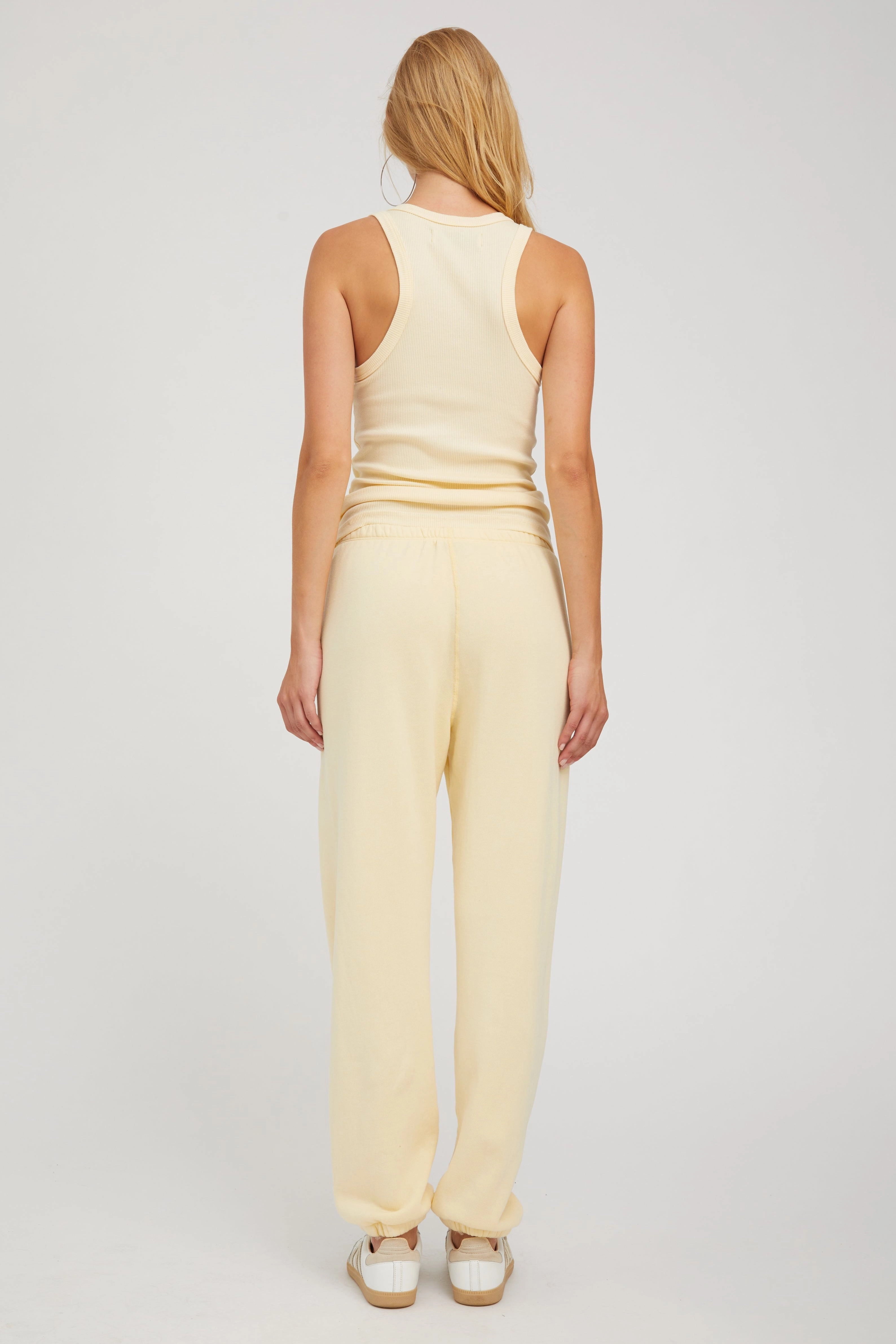 FourWay Stretch EcoFriendly Dye Process Butter Heart Sweatpants