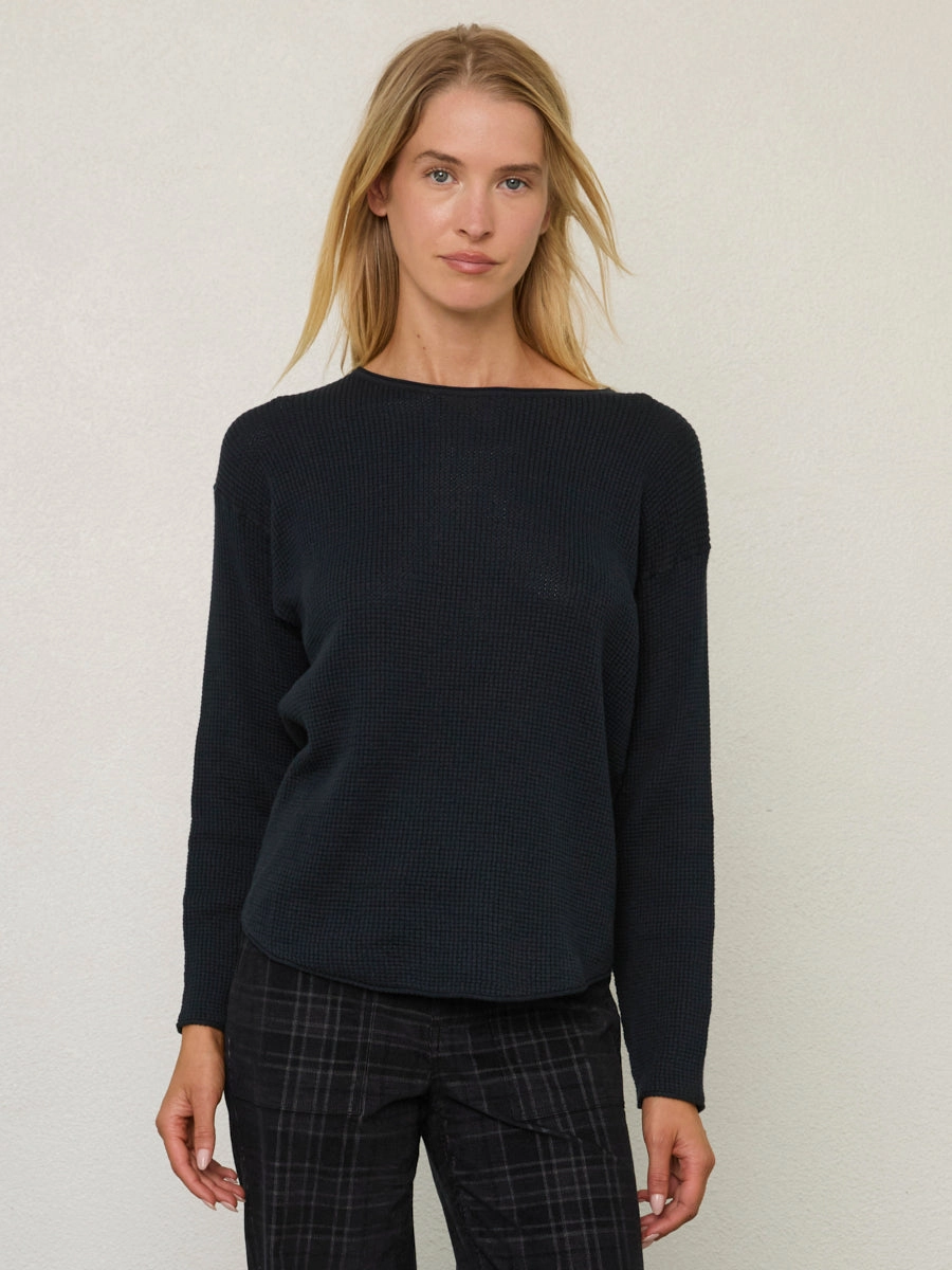 SHIRTTAIL EASY BOATNECK Regular Fit