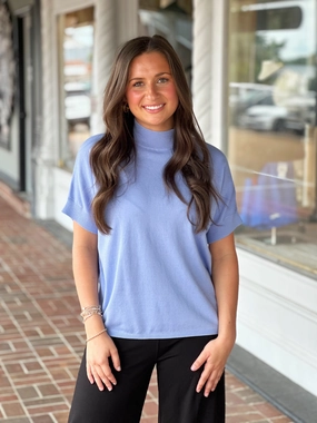 Elliott Lauren Short Sleeve Iris Sweater Summer Sweater Anti Pill Surface