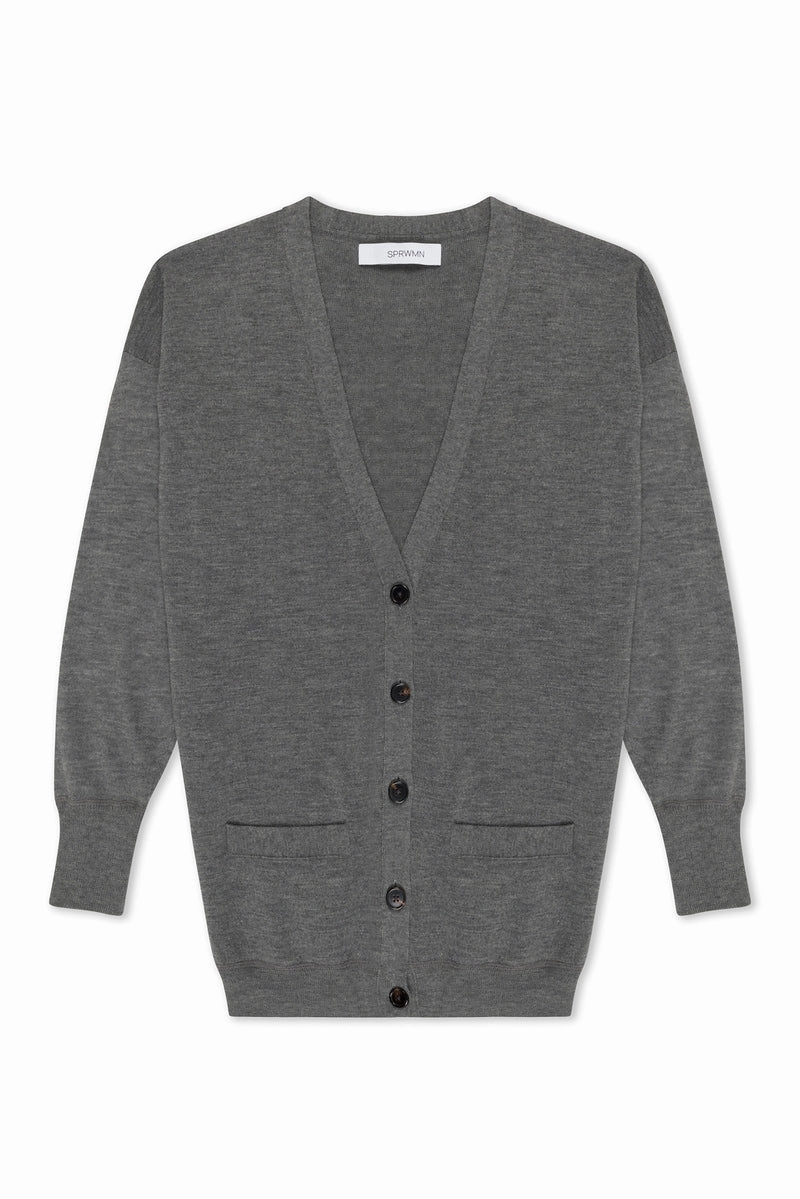 AllDayComfortFit Sporty T-shirt Thunder Cashmere Boyfriend Cardigan