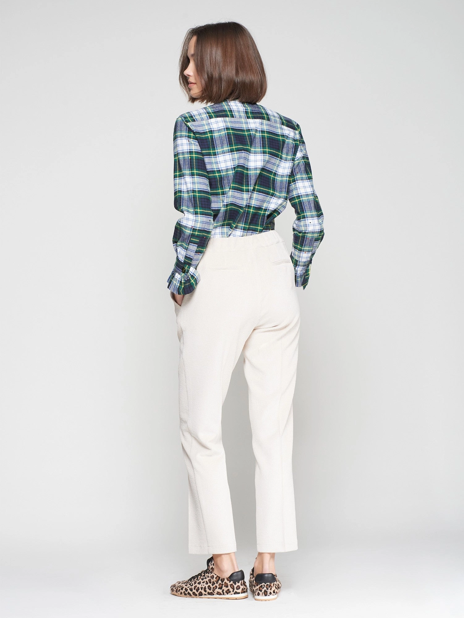 Dynamic Flex Panels Essential Comfort Tiffany Corduroy Trouser in Pana