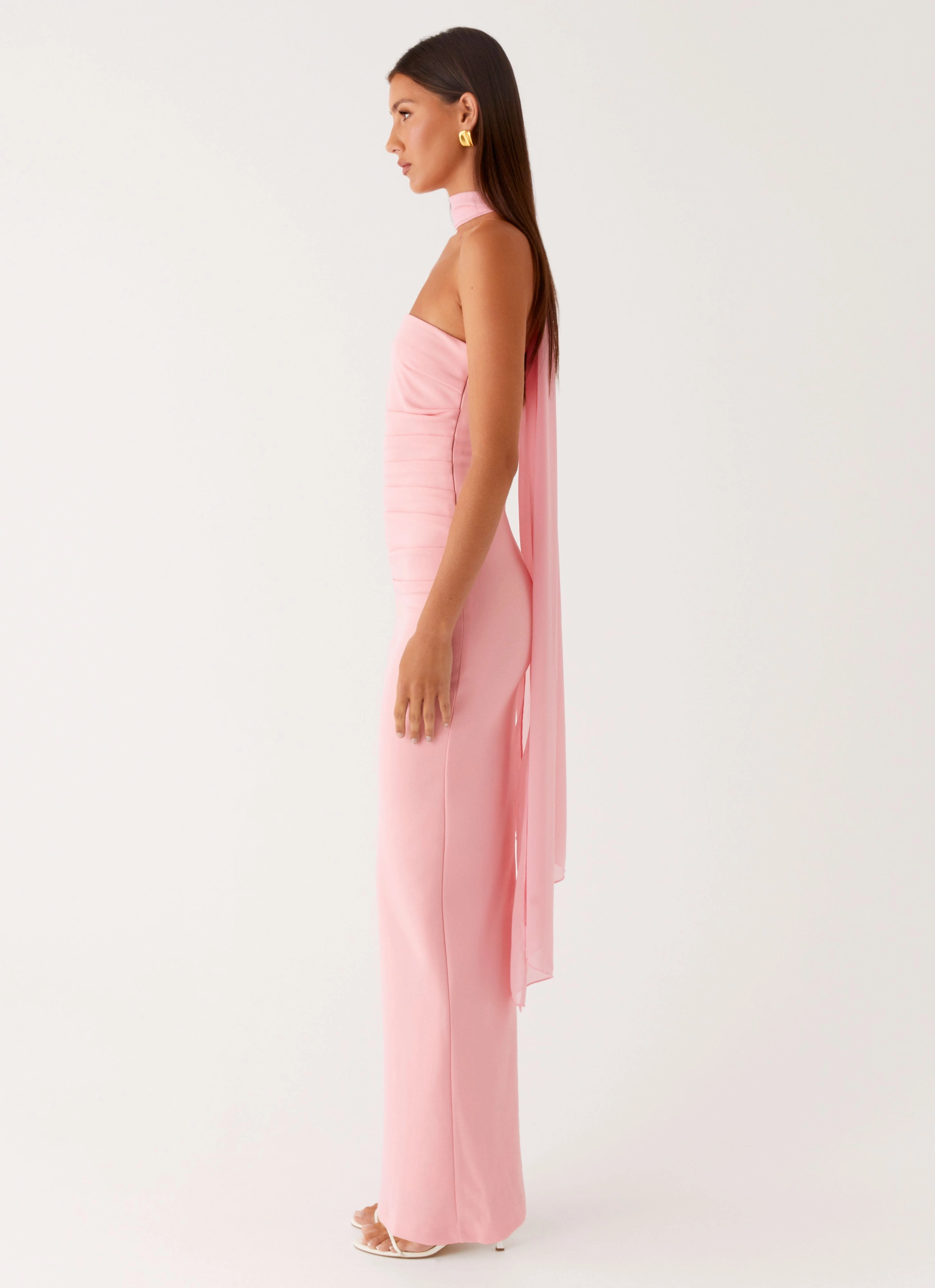 Libra Maxi Dress - Pink Soft Appeal